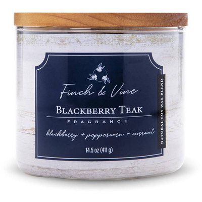 Świeca zapachowa sojowa Blackberry Teak Colonial Candle 411 g