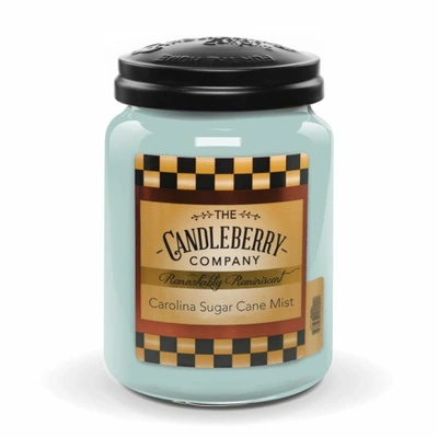 Grande bougie parfumée Candleberry dans un verre 570 g - Carolina Sugar Cane Mist™