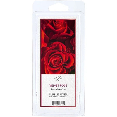 Wosk zapachowy sojowy do kominka różany Velvet Rose Purple River 50 g