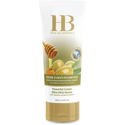 Crema con aceite de oliva y miel para el cuidado corporal con minerales del Mar Muerto 180 ml Health & Beauty