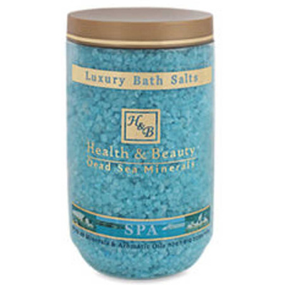 Přírodní koupelová sůl z Mrtvého moře a bio levandulových olejů 1200 g Health & Beauty