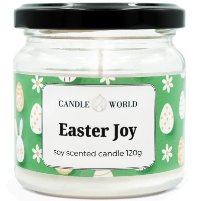 Candle World sójová sviečka s vôňou Veľkej noci Easter Joy 120 g