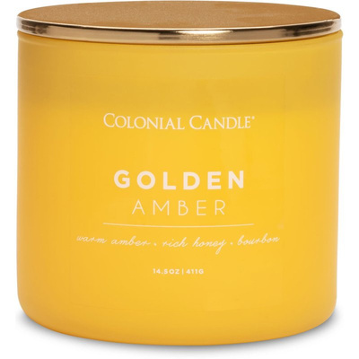 Soja geurkaars amber - Golden Amber Colonial Candle