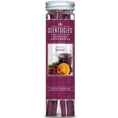 Scentsicles bâtonnets parfumés pour le sapin de Noël Vin chaud 6 pcs - Mulled Wine