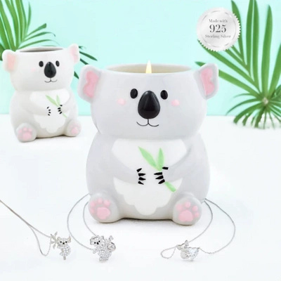 Charmed Aroma smycken ljus 10 oz 283 g halsband - Koala