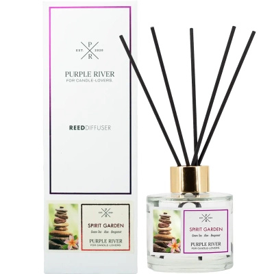 Purple River patyczki zapachowe Spirit Garden w szklanym flakonie 100 ml