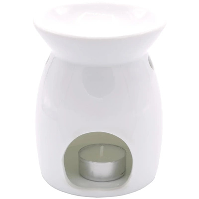 Sabie ceramic wax burner simple design - White