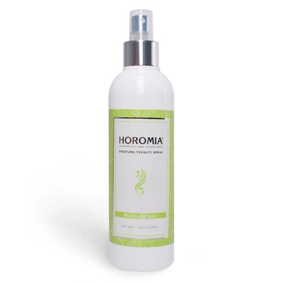 Premiumparfymerad italiensk tygdoft Musica Del Sole Horomia 250 ml