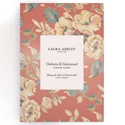 Laura Ashley bustina di profumo per guardaroba premium Oakmoss & Cedarwood 110 ml