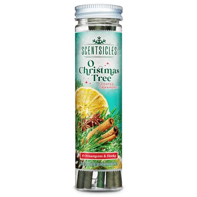 Scentsicles geurstokjes voor in de kerstboom 6 stuks - O Christmas Tree