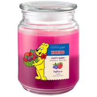 Haribo świeca zapachowa w szkle 2w1 - Truskawka Jagody Happy Berry