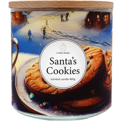 Candle World soy scented candle 3 wicks Christmas Gifts 460 g