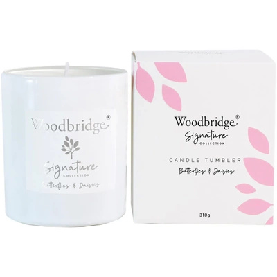 Vela perfumada de regalo floral Butterflies on Daisies 310 g Woodbridge