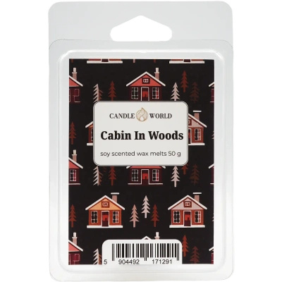 Candle World soy scented wax Cabin In Woods 50 g woody