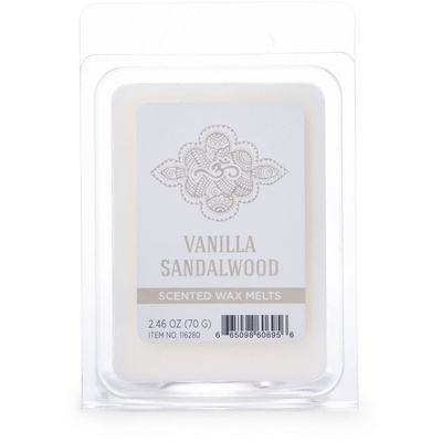 Colonial Candle scented soy wax melt Wellness 2.46 oz 70g - Vanilla Sandalwood