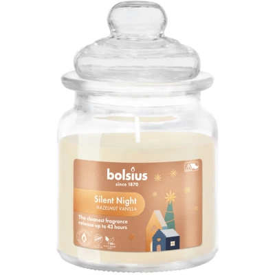 Bolsius tarro vela perfumada Noche de Paz 129x79 mm avellana vainilla