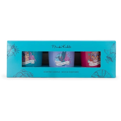 Frida Kahlo geschenkset Duftkerzen im Glas - Graceful Moments, Full Moon Mystery, Lavender Luxe 3 Stück 70 g