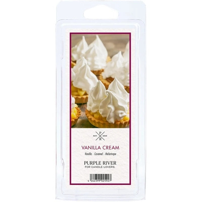 Soy scented wax for fireplace vanilla Vanilla Cream Purple River 50 g