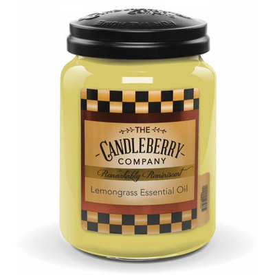 Candleberry large scented candle in jar 570 g - Lemongrass Essential Oil™