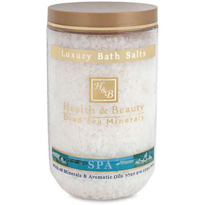 Sal de baño natural del Mar Muerto y aceites orgánicos 1200 g Health & Beauty