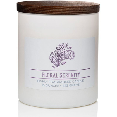 Colonial Candle Wellness grand pot bougie parfumée mélange de soja 16 oz 453 g - Floral Serenity