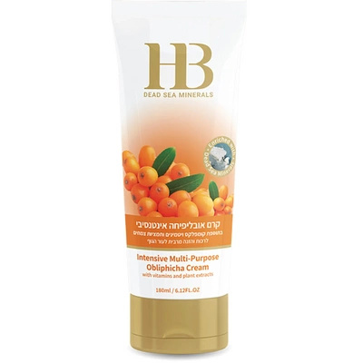 Anti-aging cream with sea buckthorn for body care with Dead Sea minerals 180 ml Health & Beauty