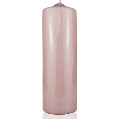 Luxusní klasická svíčka Meloria 240/80 mm - Pudrově růžová