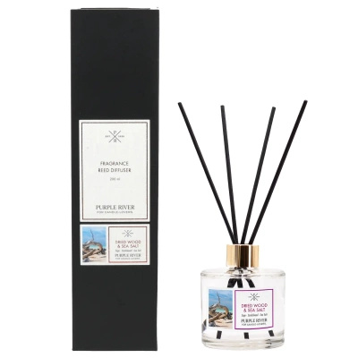 Reed diffusers Dried Wood Sea Salt Purple River 200 ml