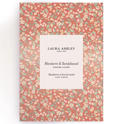 Laura Ashley premium-Garderoben-Duftsäckchen Mandarin & Sandalwood 110 ml