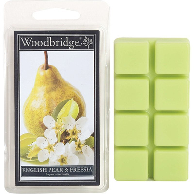 Kwiatowy wosk zapachowy do kominka English Pear Freesia Woodbridge Candle 68 g