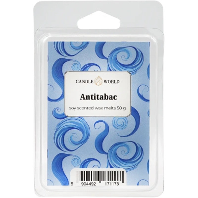 Candle World cera profumata di soia Antitabac 50 g antifumo