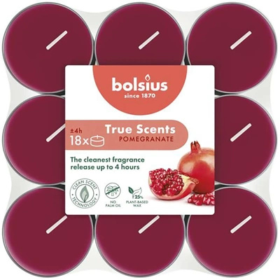 Bolsius True Scents scented tealight warmers 18 pcs - Pomegranate Pomegranate