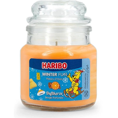 Haribo malá vánoční vonná svíčka - Winter Fun