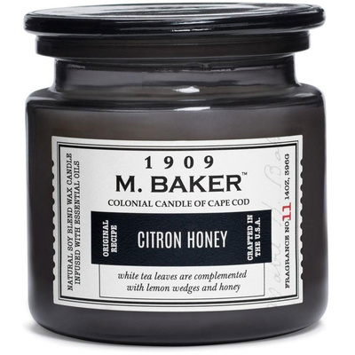 Sojová vonná svíčka lékárenská dóza 396 g Colonial Candle M. Baker - Citron Honey