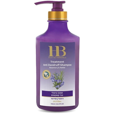 Antiroosshampoo met brandnetel en rozemarijn met Dode Zeemineralen 780 ml Health & Beauty