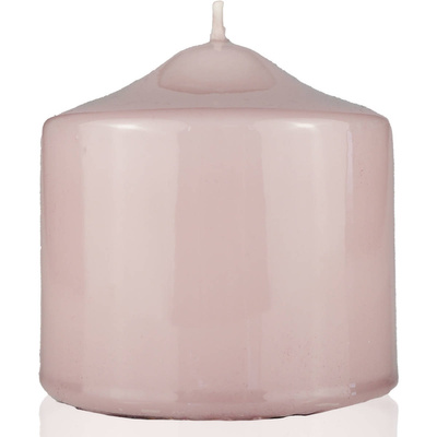Prabangi klasikinė žvakė Meloria 80/80 mm - Pudra rožinė