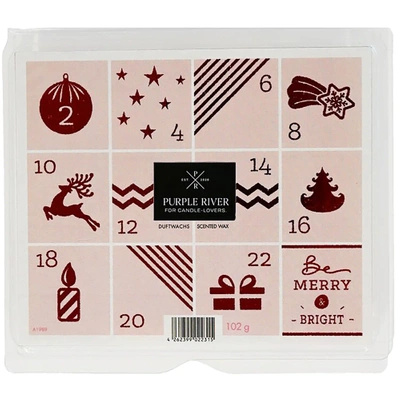 Adventskalender Purple River doftvaxer 12 st