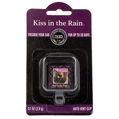 Autogeur Kiss In The Rain Bridgewater Candle AutoClip