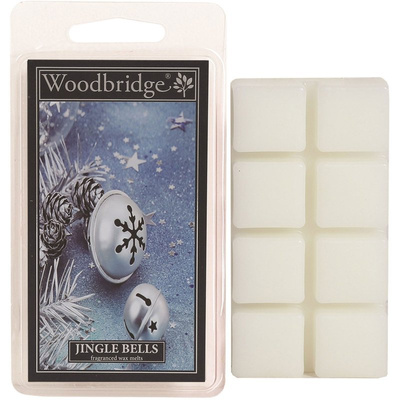 Cire parfumée de Noël cèdre cannelle Bougie Jingle Bells Woodbridge 68 g