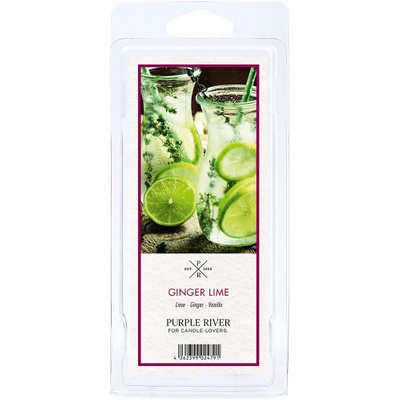 Ginger Lime Purple River Cera de soja perfumada para chimenea jengibre citrus 50 g