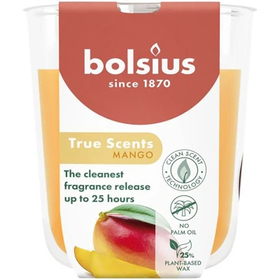 Bolsius True Scents 80/73 mm glazen geurkaars - Mango