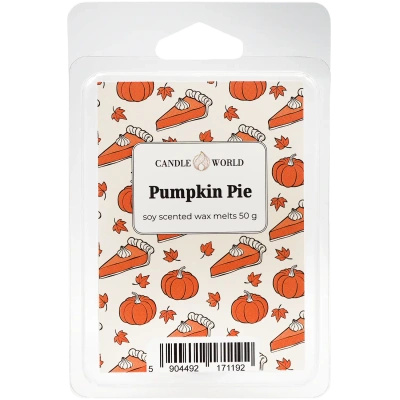 Candle World sójový vonný vosk Pumpkin Pie 50 g Dýňový koláč