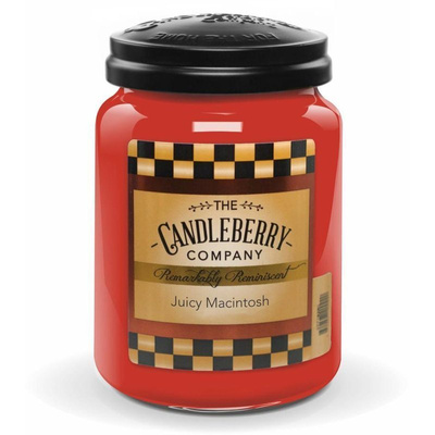 Candleberry grande candela profumata in vetro 570 g - Juicy Macintosh™