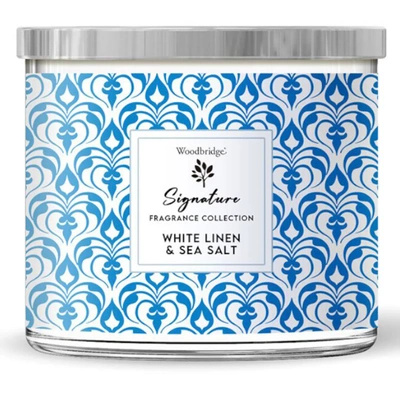 Candela Profumata Purple River In Barattolo - Dried Wood Sea Salt 623g - Cera Di Soia Vegana - Durata 140 Ore - Regalo Home Decor