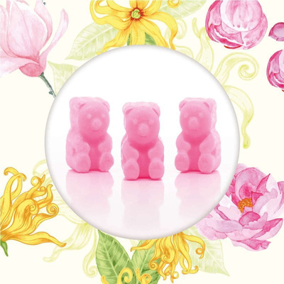 Wax melts soja teddyberen - Ylang Wild Roses Ted Friends