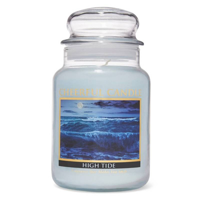 Cheerful Candle veľká vonná sviečka v sklenenej nádobe 2 knôty 24 oz 680 g - High Tide