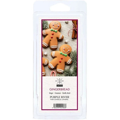 Gingerbread Purple River Weihnachtslebkuchen Soja-Duftwachs für Kamin 50 g