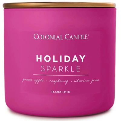 Vánoční vonná svíčka sojová - Holiday Sparkle Colonial Candle