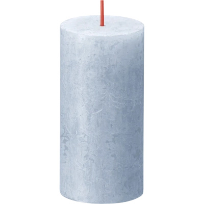 Bolsius trunk solid candle rustic post Rustic Shine 100/50 mm 10 cm - Blue Blue