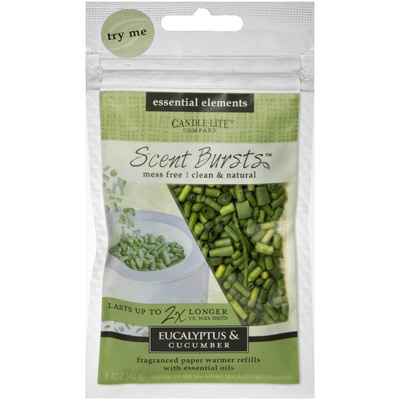 Kvepiantis popierius aromaterapija Scent Bursts - Eucalyptus Cucumber Candle-lite